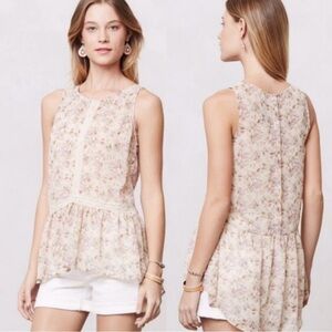 Floral Sleeveless Top stitch by stitch (anthro)